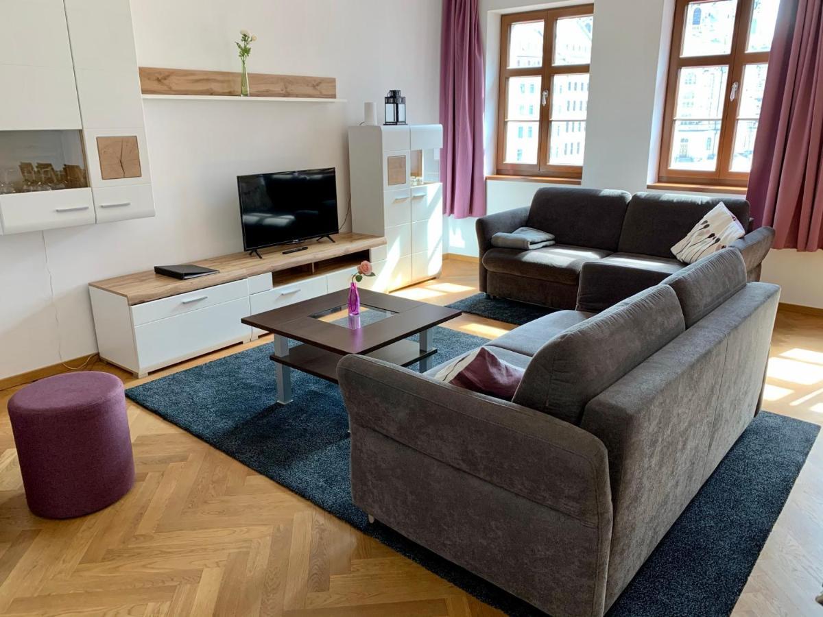 Familienapartment An Der Frauenkirche Dresden Luaran gambar